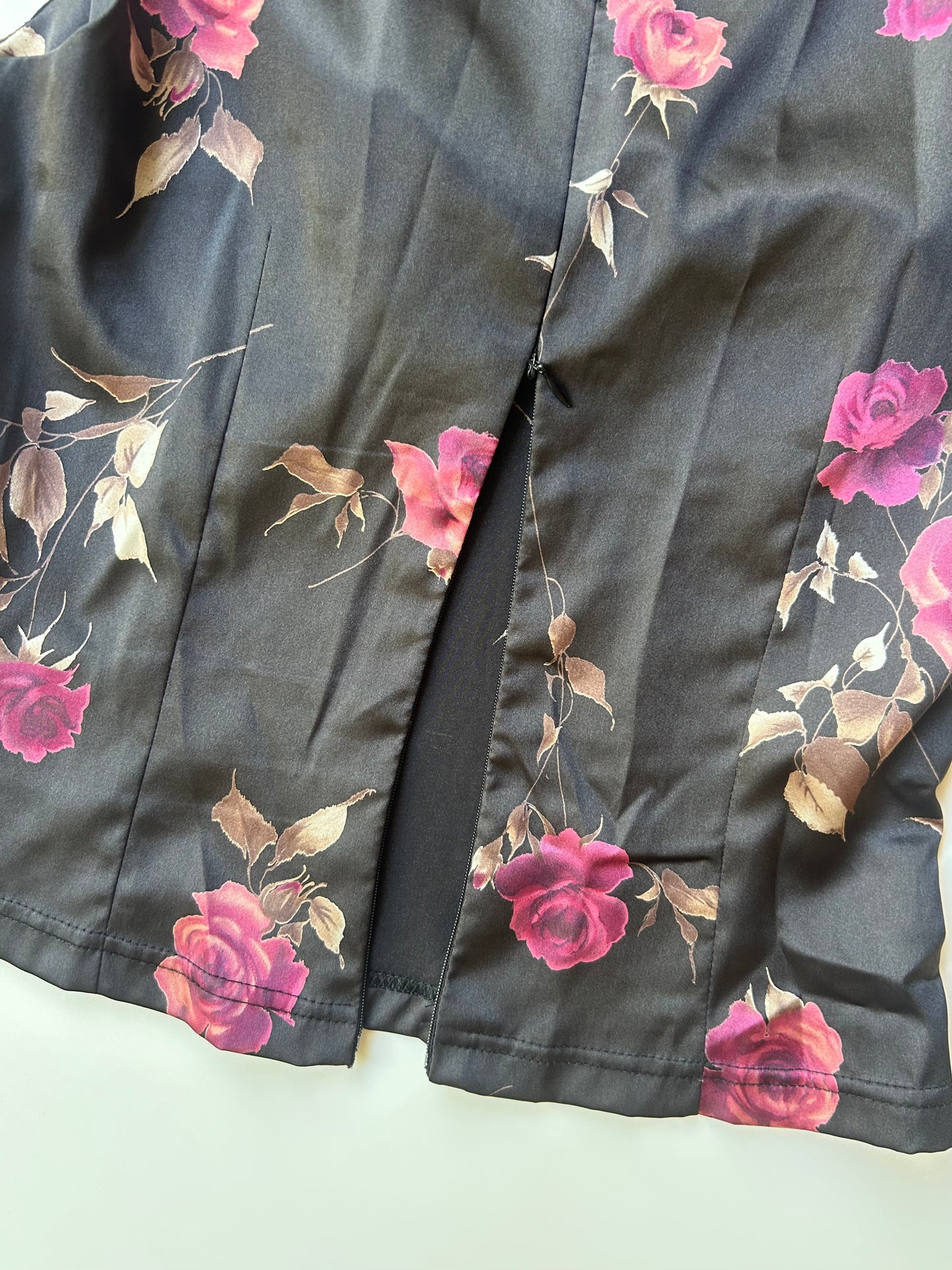 90s Rose Print Top ✮ Size 10