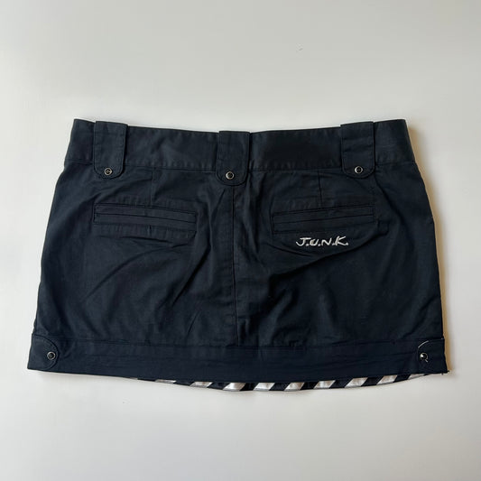 Y2K black micro mini skirt ✮ Size 6/8