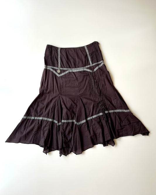 Vintage Pleated Midi Skirt ✮ Size XS/S