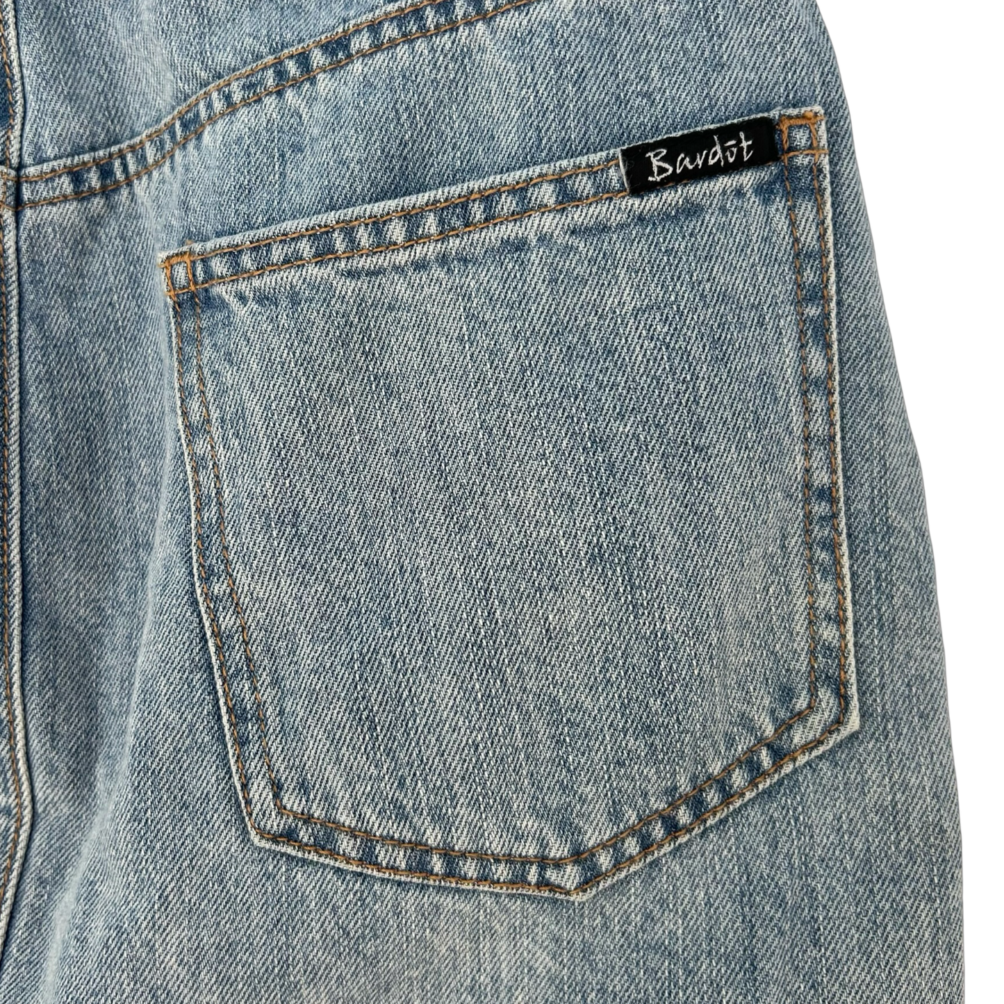 Bardot Distressed Denim Mini Skirt ✮ Size 8