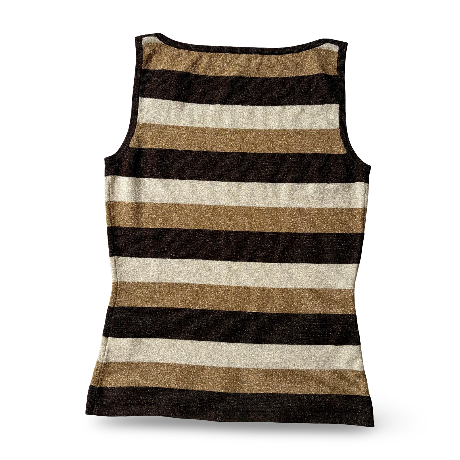 Vintage striped glitter top ✮ Size S