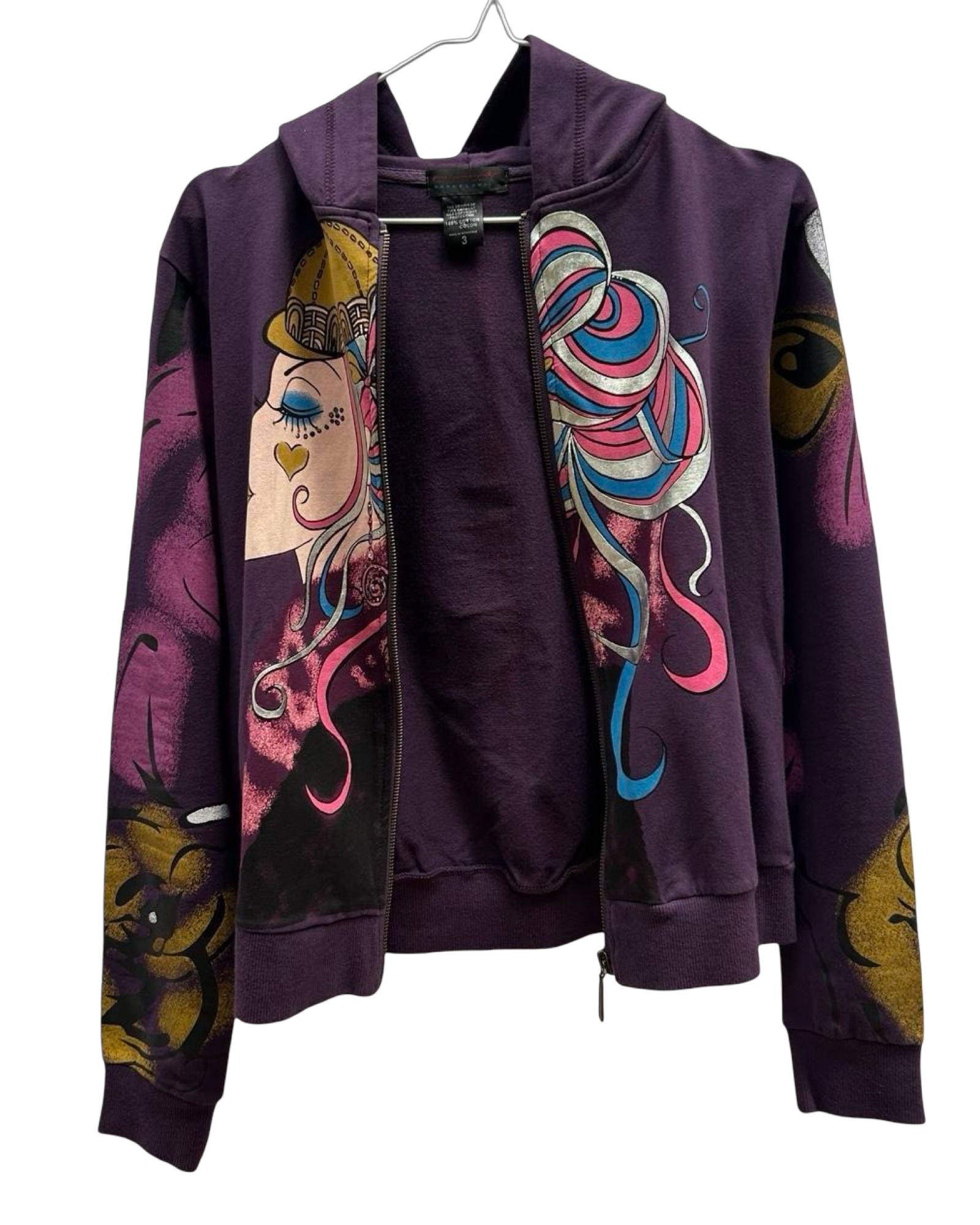 RARE Custo Barcelona Graphic Hoodie  ✮ Size 3