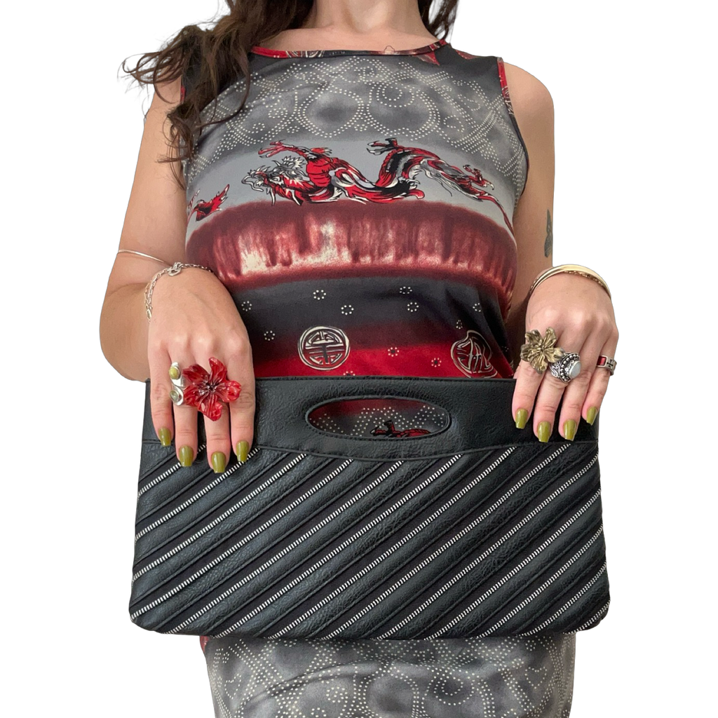 Jumbo Zip Clutch