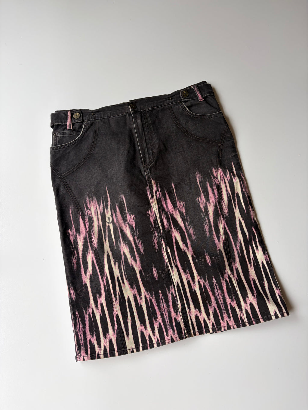 Just Cavalli Denim Midi Skirt  ✮ Size L*