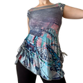 RARE Save The Queen Ruched Tunic Top ✮ Size M