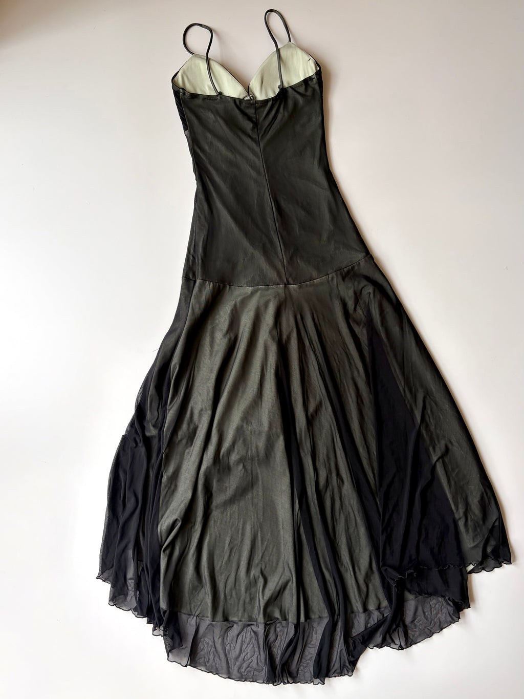 Pastel Green/ Black Mesh Dress ✮ Size S*