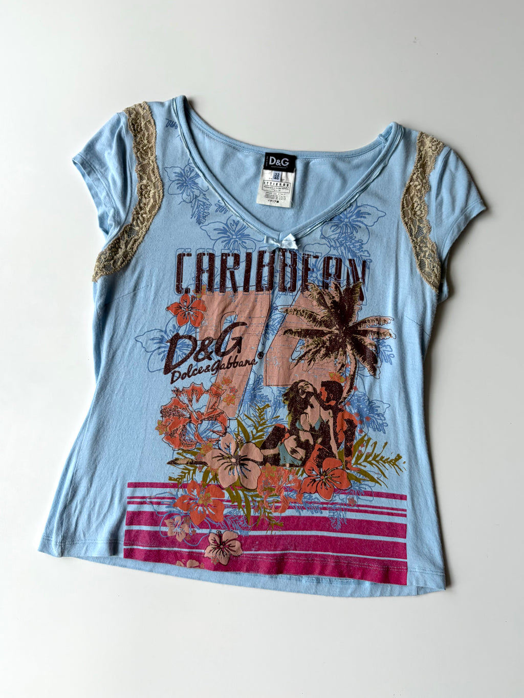 Dolce & Gabbana 'Caribbean' Tee ✮ Size M-L*