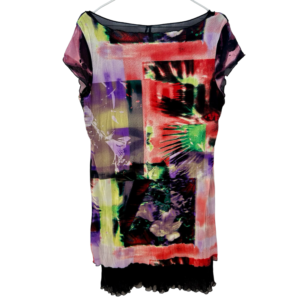 Graphic Mesh Dress ✮ Size 12/14