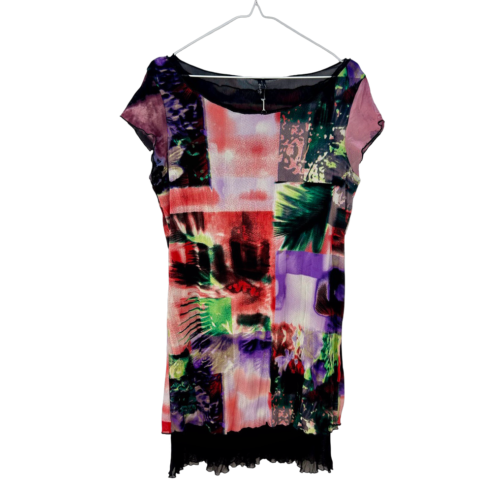 Graphic Mesh Dress ✮ Size 12/14