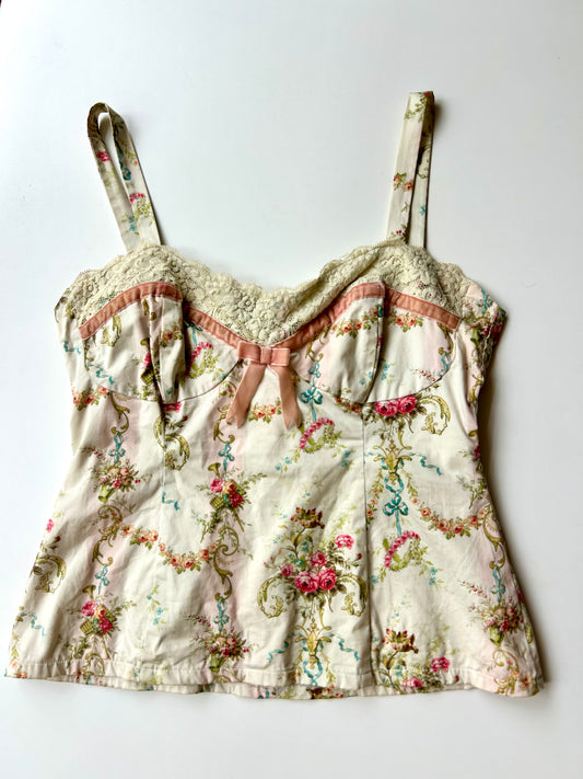 Kitten D'Amour Floral Bustier ✮ Size 14