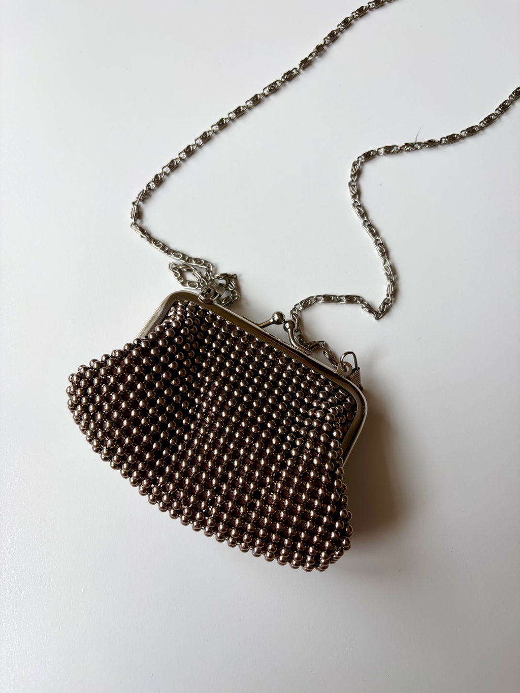 Mini purse with chain strap