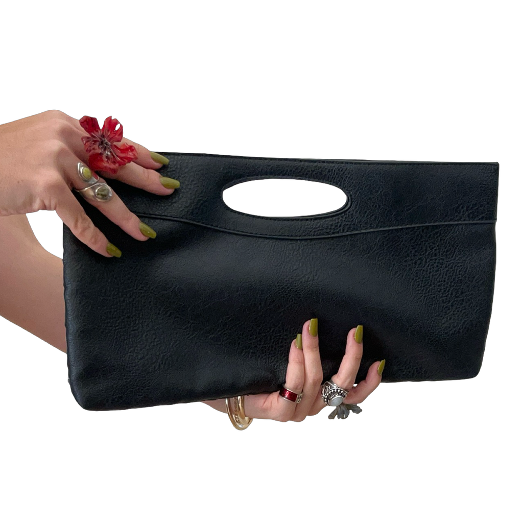 Jumbo Zip Clutch