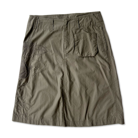Embroidered Cargo Skirt ✮ Size 8