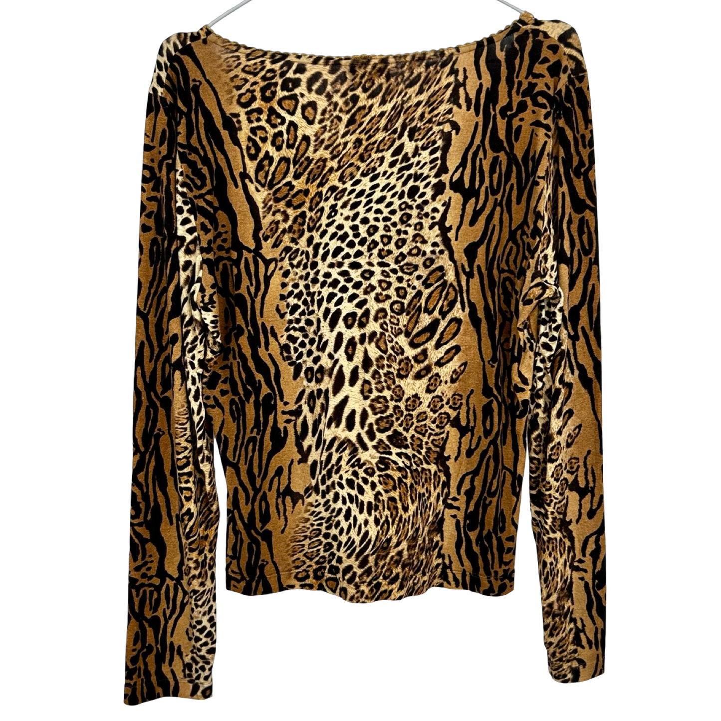 Leopard Print Long Sleeve Top ✮ Size 16