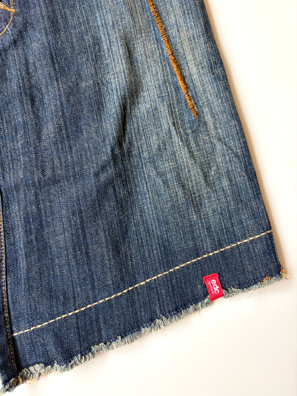 Esprit Asymmetrical Denim Wrap Skirt ✮ Size 28"