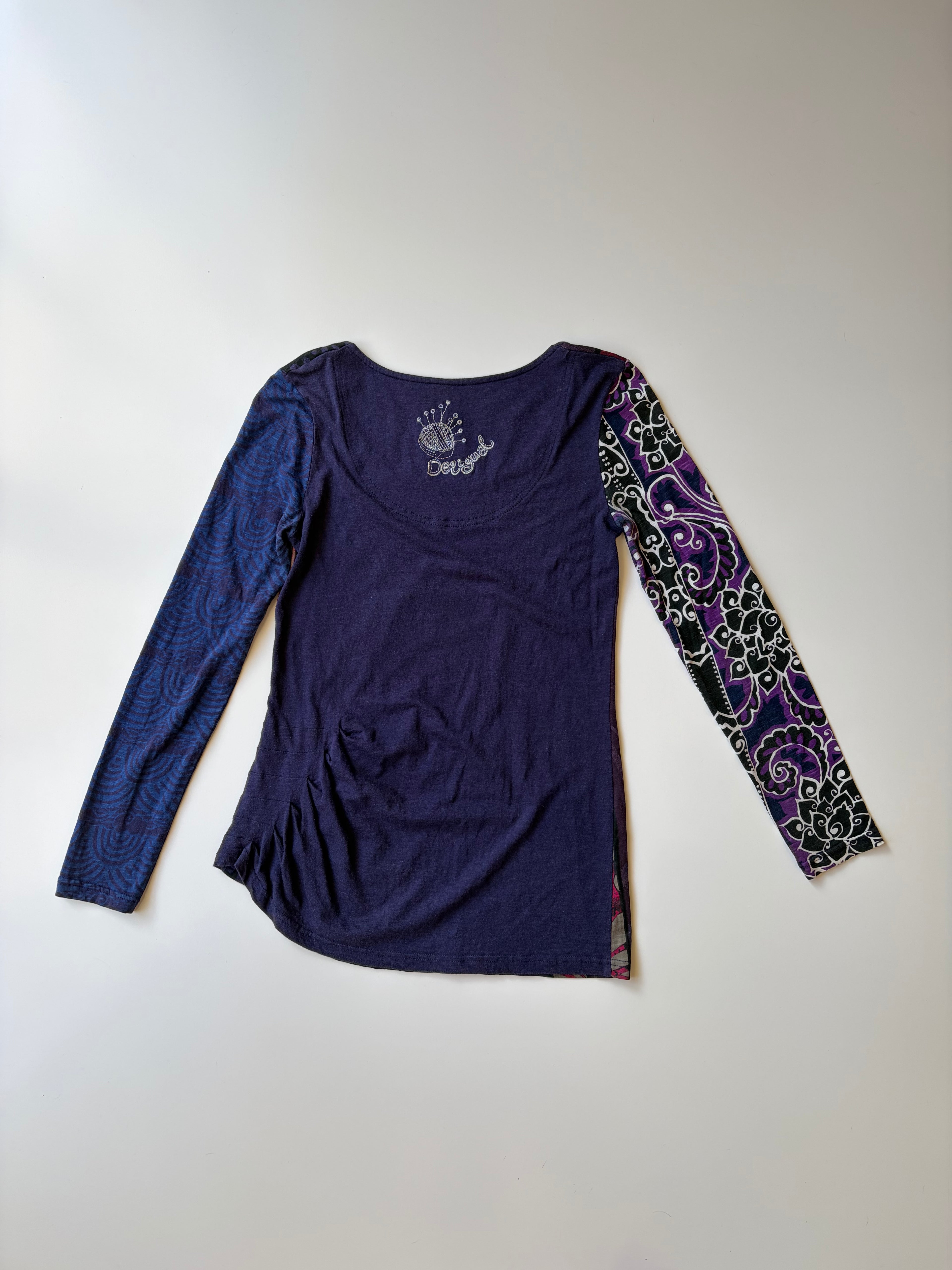 Desigual Beaded Flower Top ✮ Size M