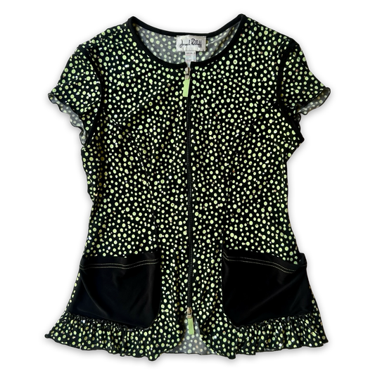 RARE Joseph Ribkoff Double Zip Top ✮ Size 10