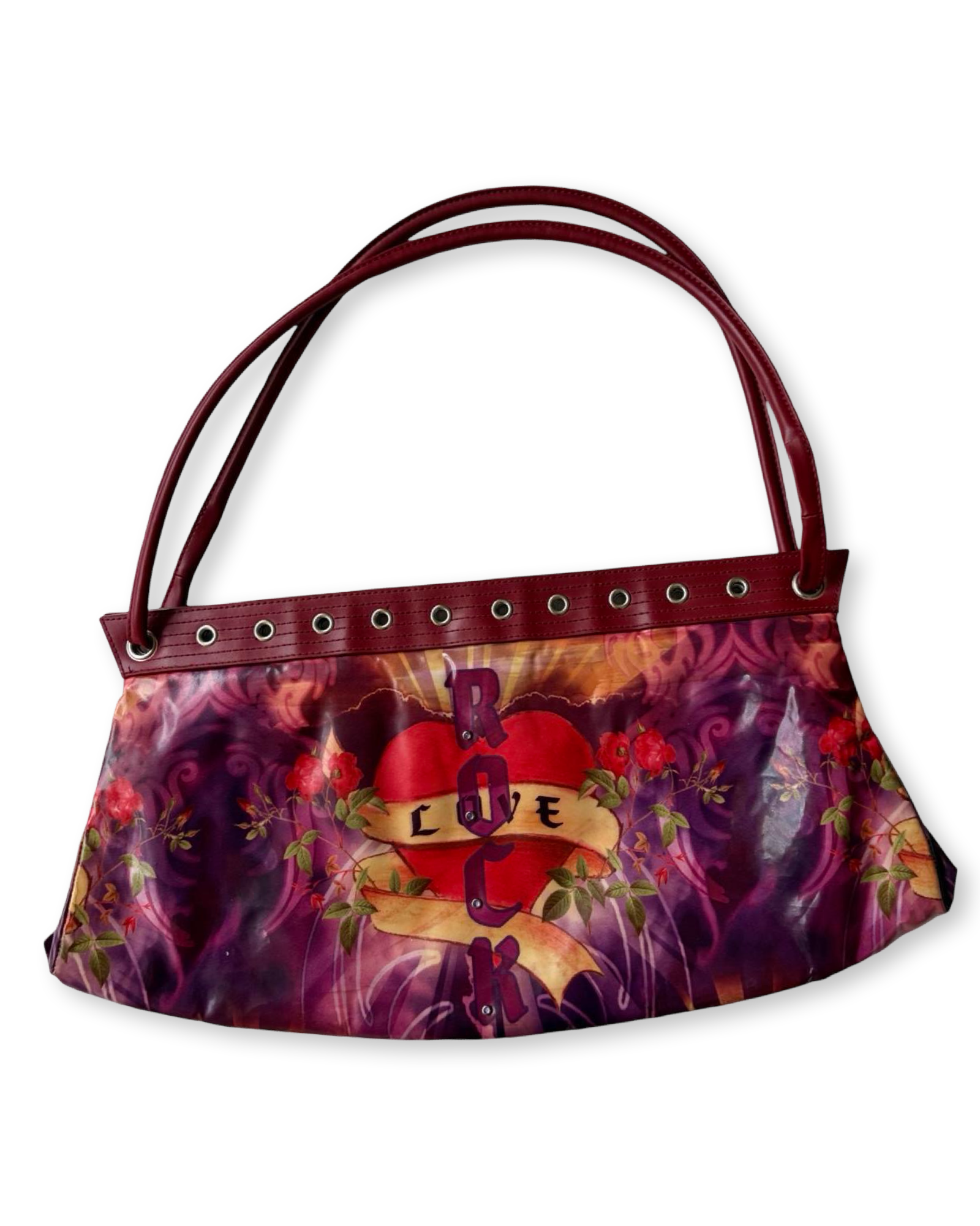 Vintage Ed Hardy Style Handbag