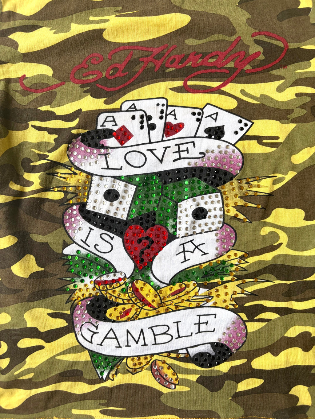 Ed Hardy Camo Tee ✮ Size S/M*