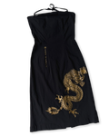 Miss Sixty Gold Dragon Bodycon Dress ✮ Size XS*
