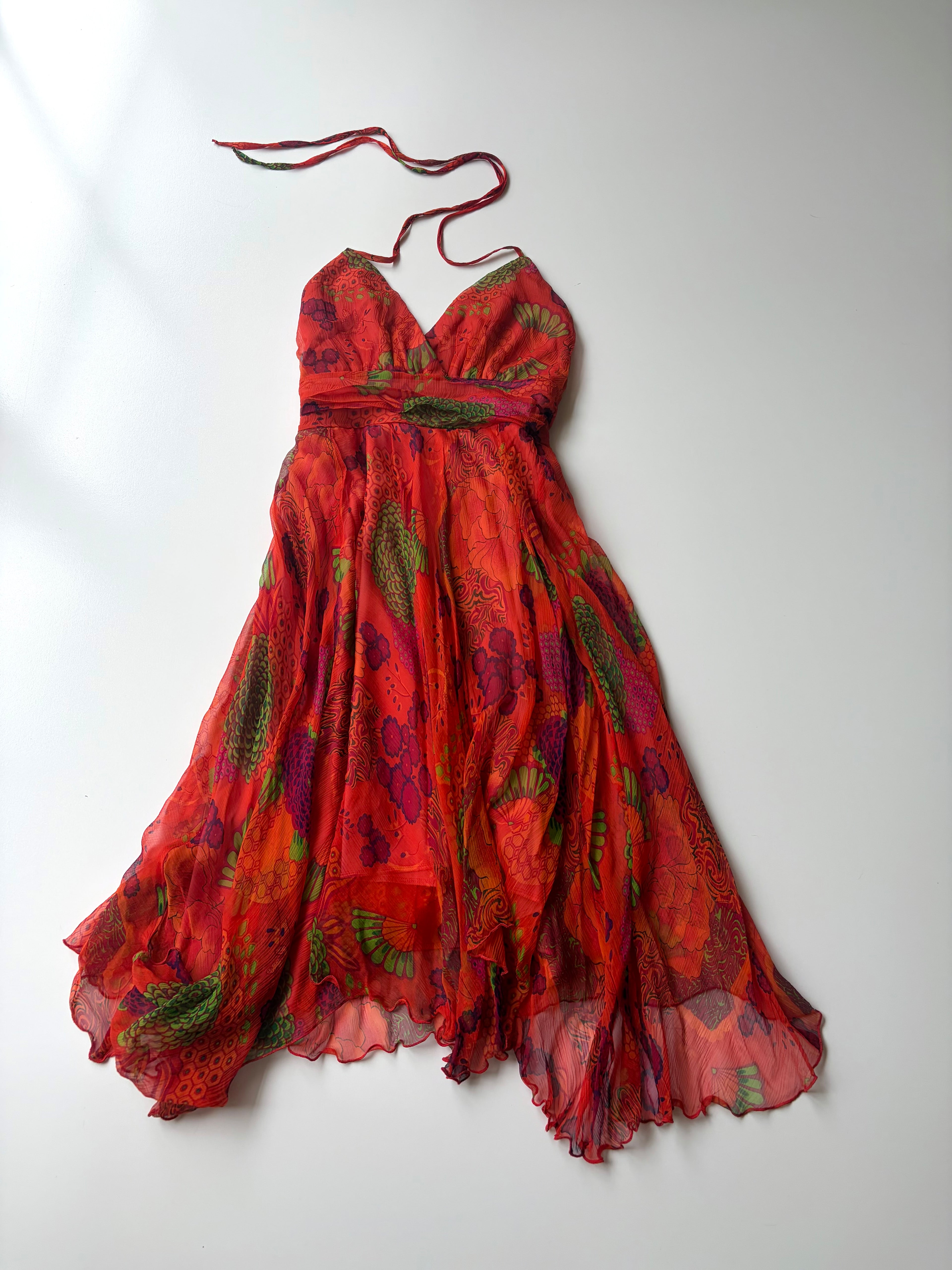 Silk Halter Dress ✮ Size XS*