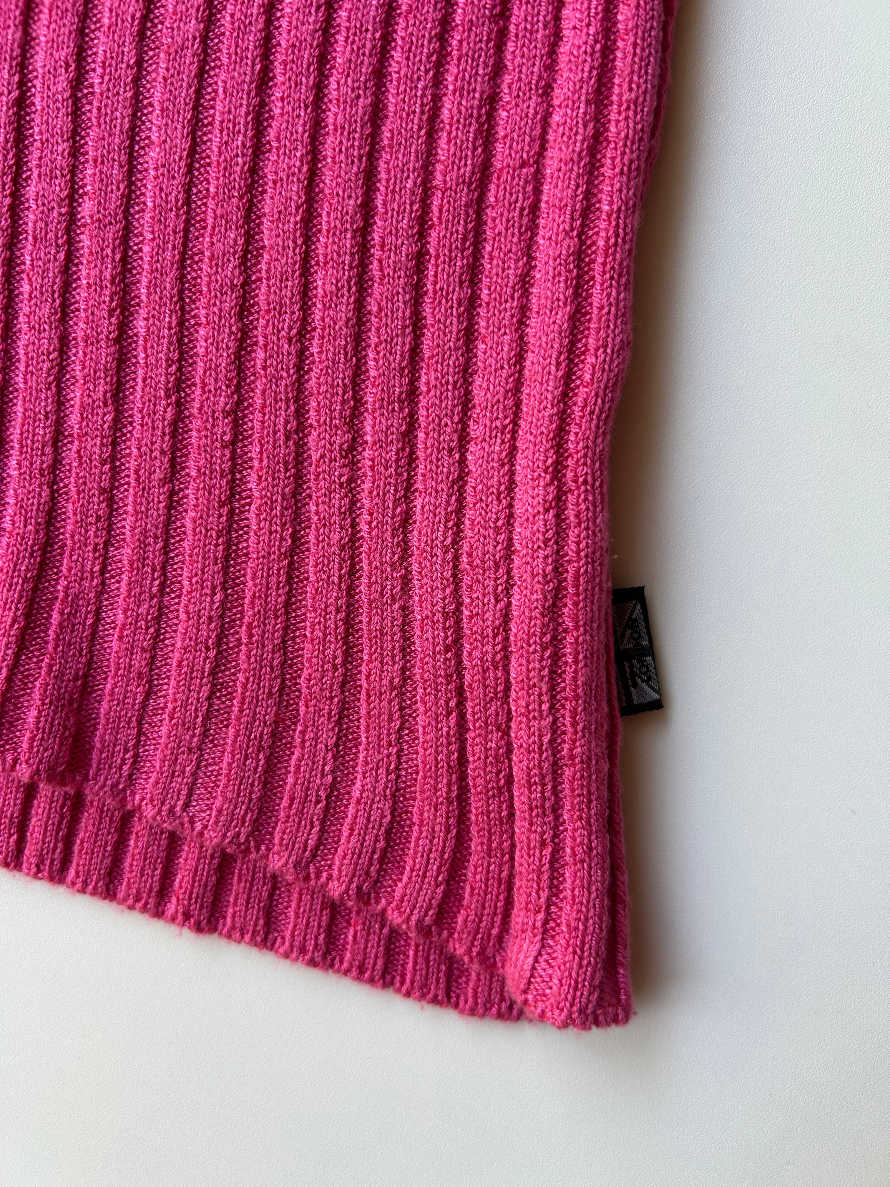 Pink Knit Halter Top ✮ Size M-XL