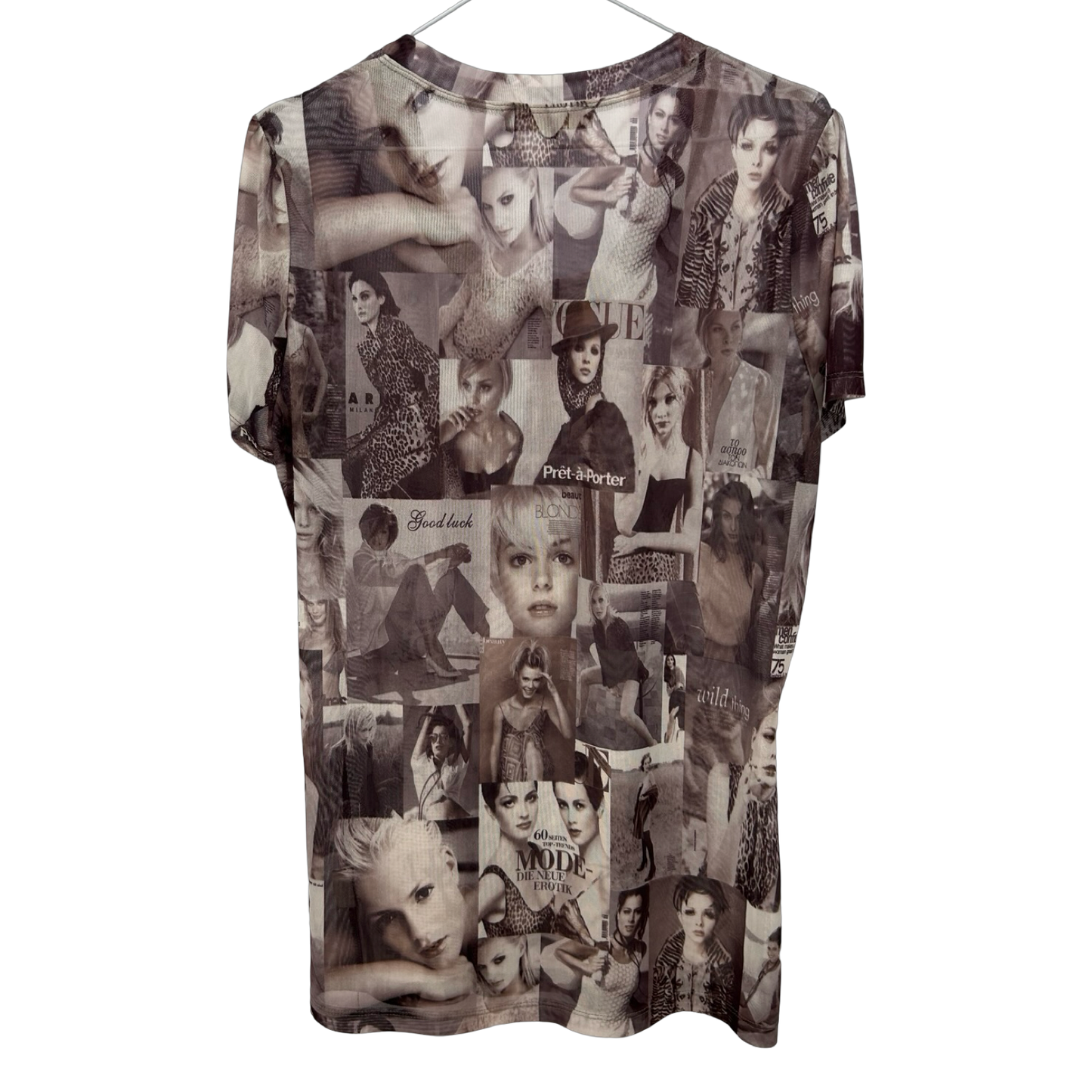 90s Graphic Mesh Tee ✮ Size 14
