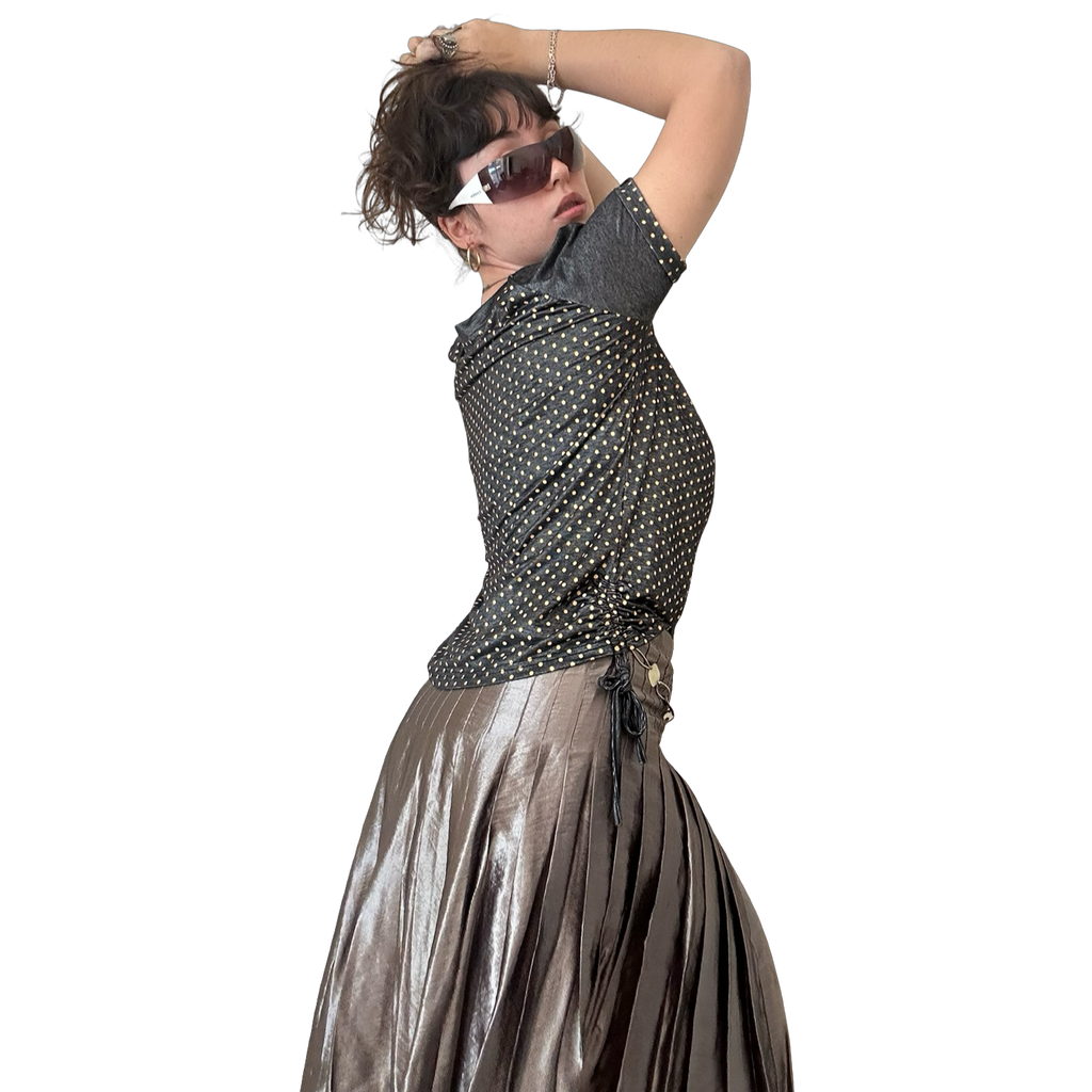 Polka dot top ✮ Size XL