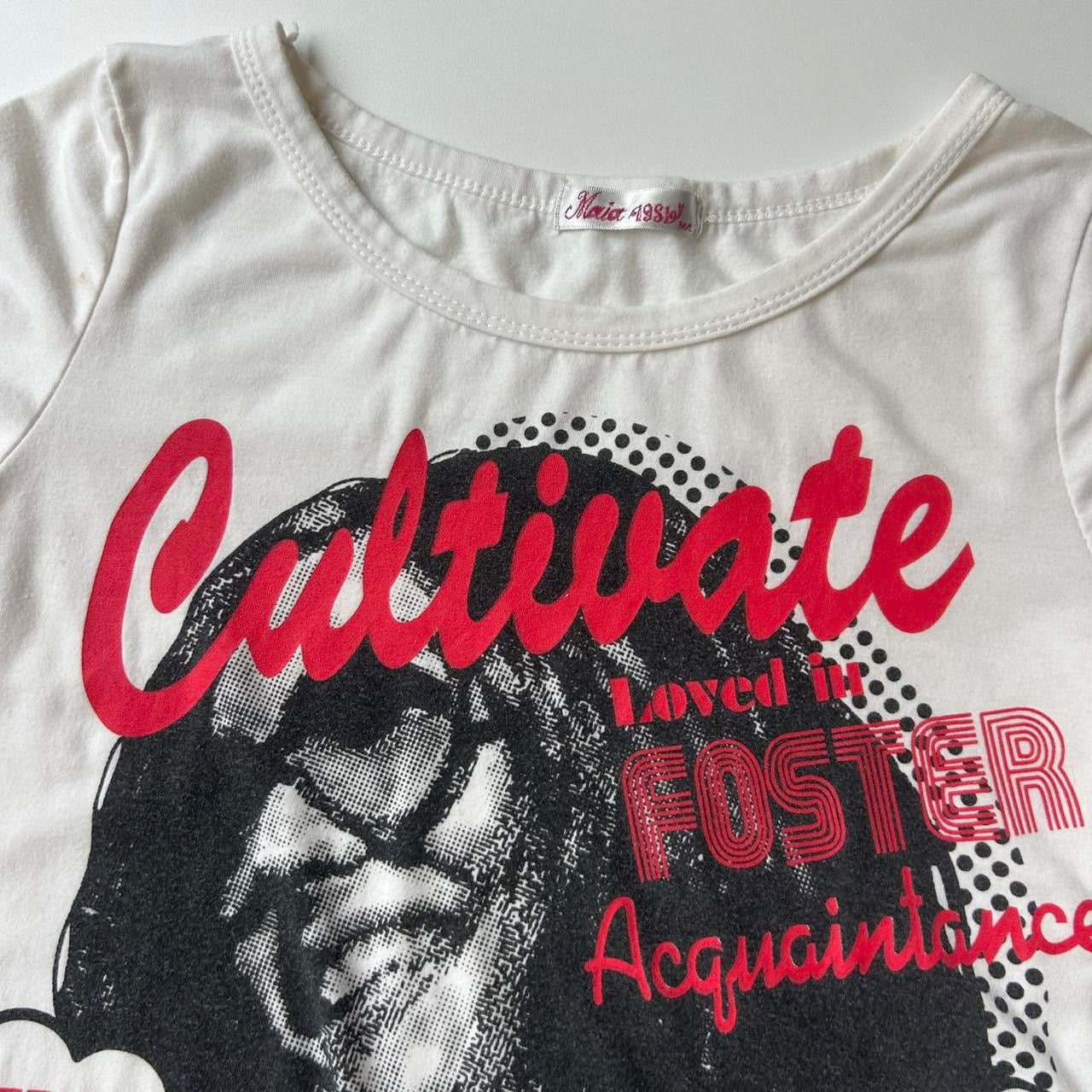 Pop Art Asymmetrical Tee ✮ Size M/L