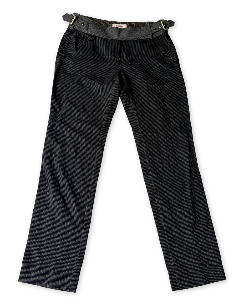 Kenzo Pinstripe Lowrise Pants ✮ Size 38