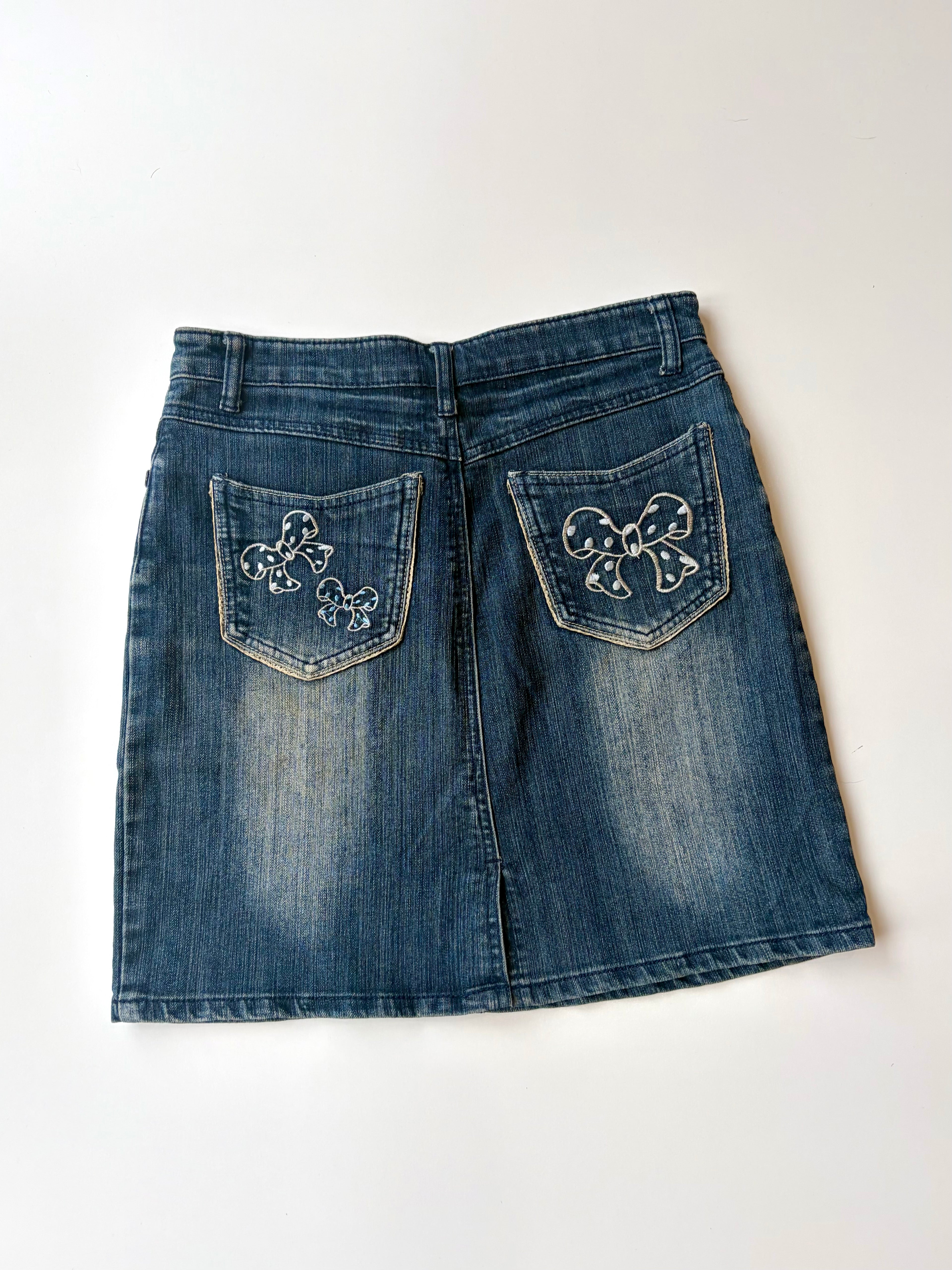 Y2K Denim Mini Skirt ✮ Size M