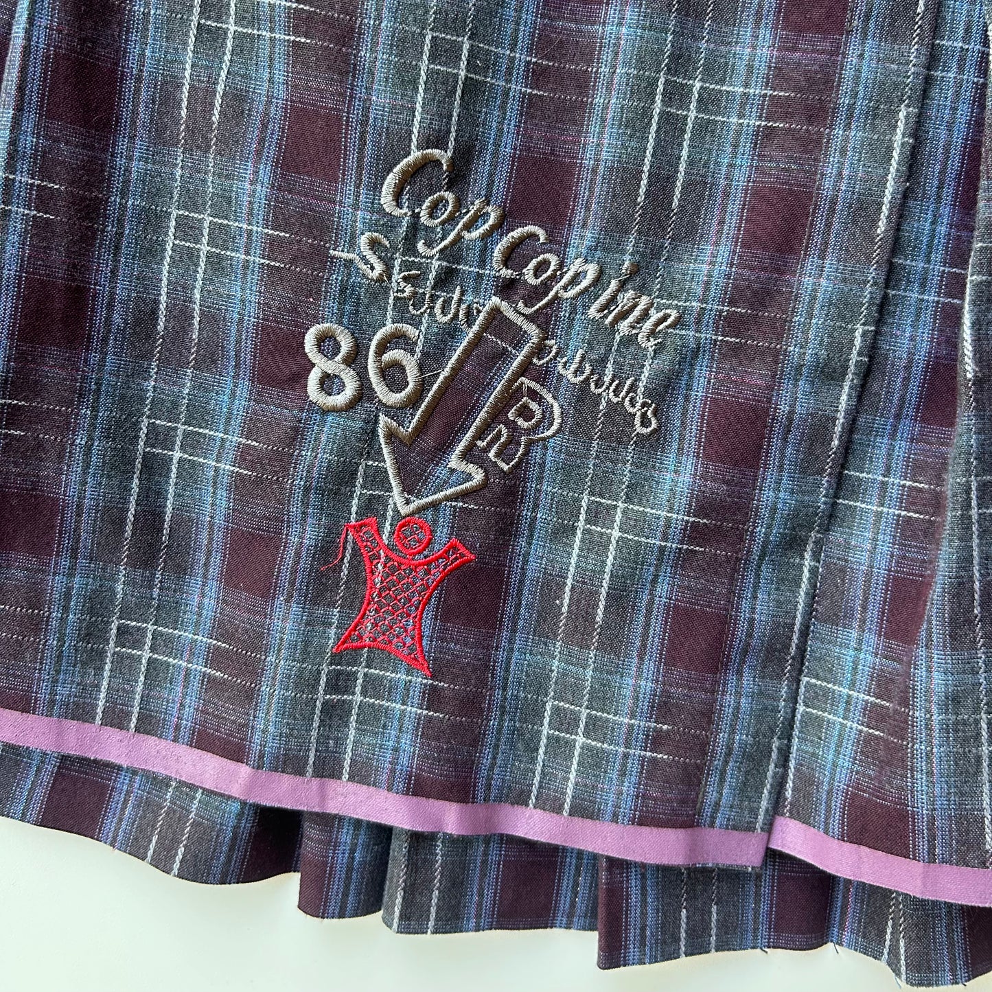 Cop Copine Plaid Pleated Skirt ✮ Size 10-12