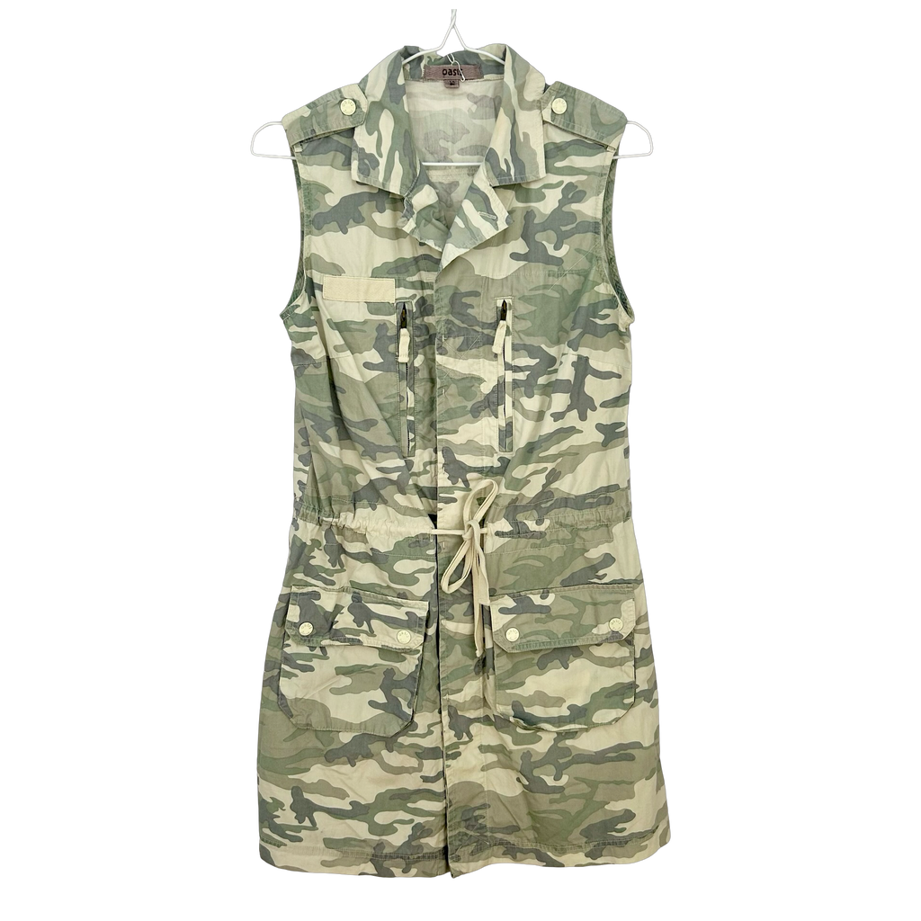 Y2K Camo Cargo Dress ✮ Size 10