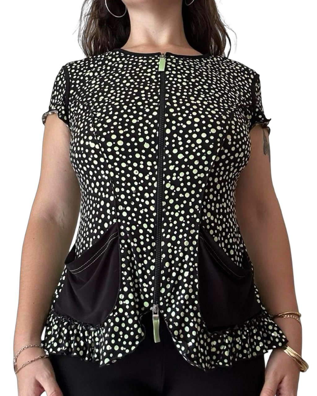 Joseph Ribkoff Double Zip Top ✮ Size 10