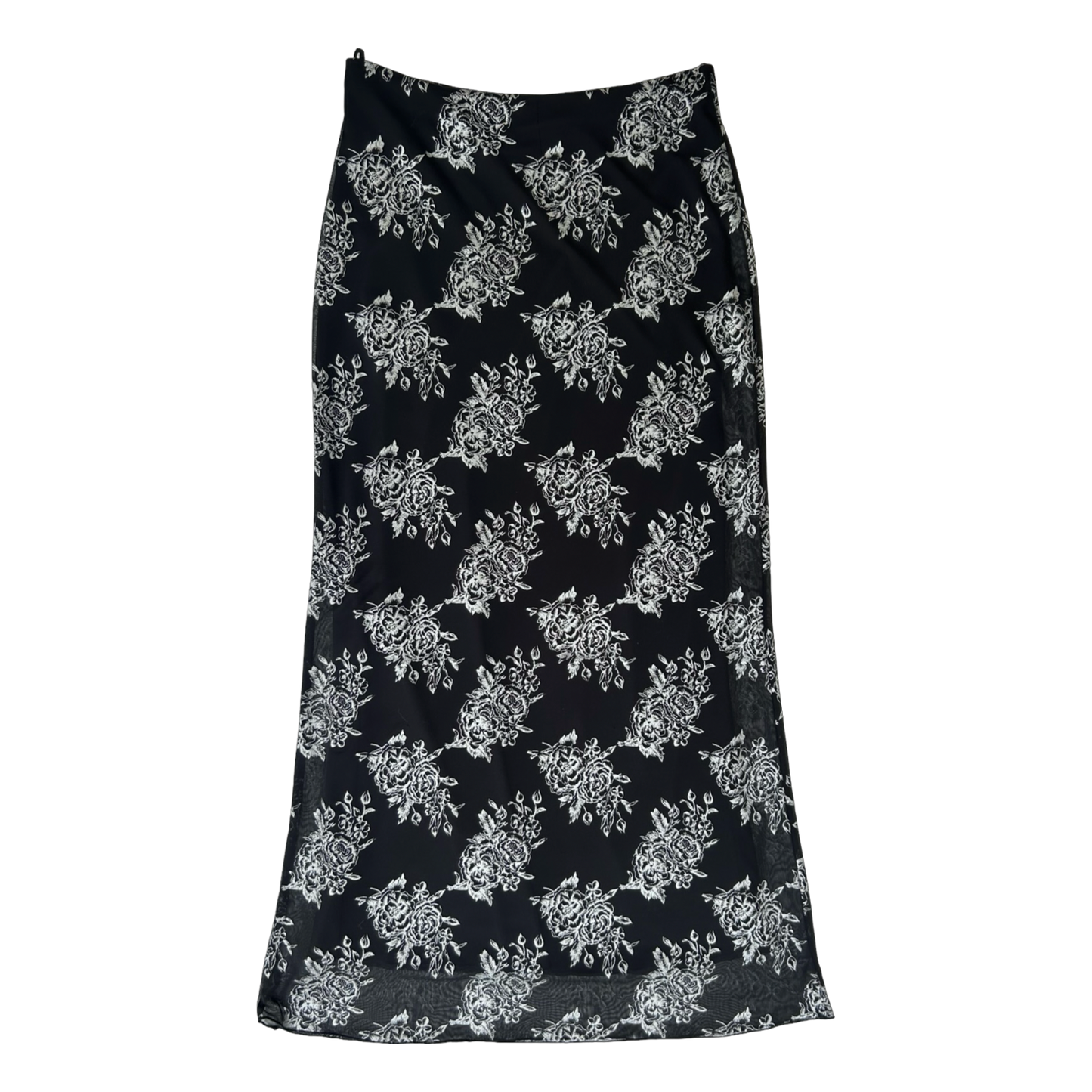 90s Rose maxi skirt ✮ Size 10