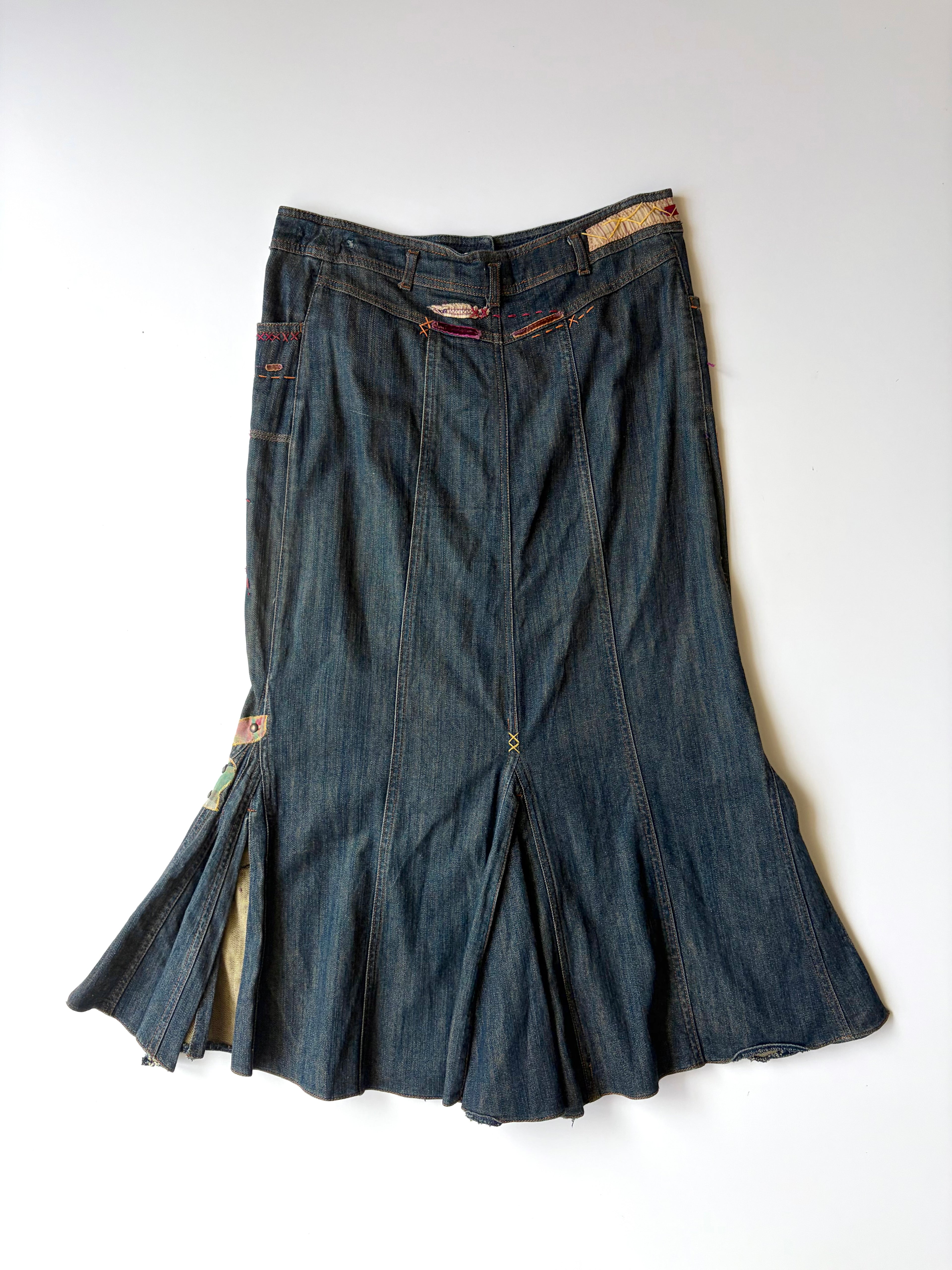 Didier Parakian Denim Skirt ✮ Size 12*