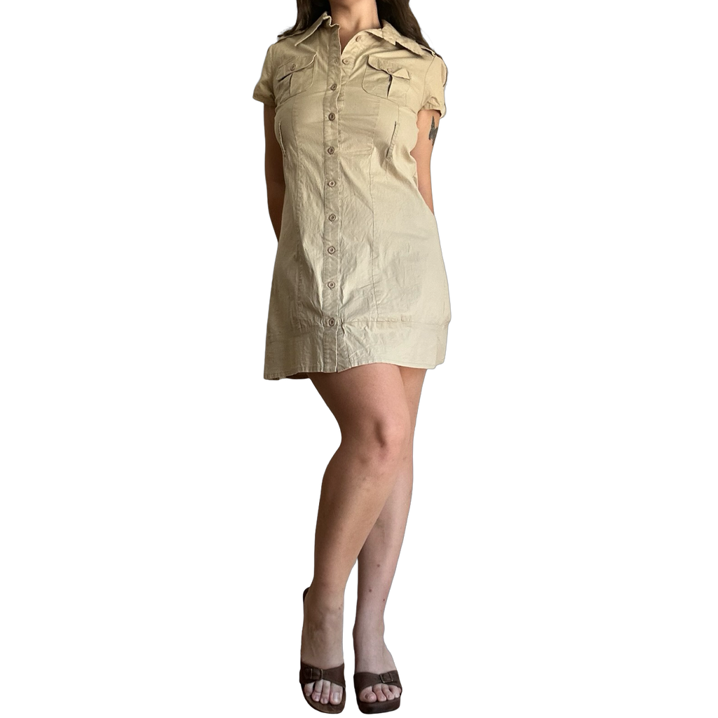 Tan Cargo Dress ✮ Size 12
