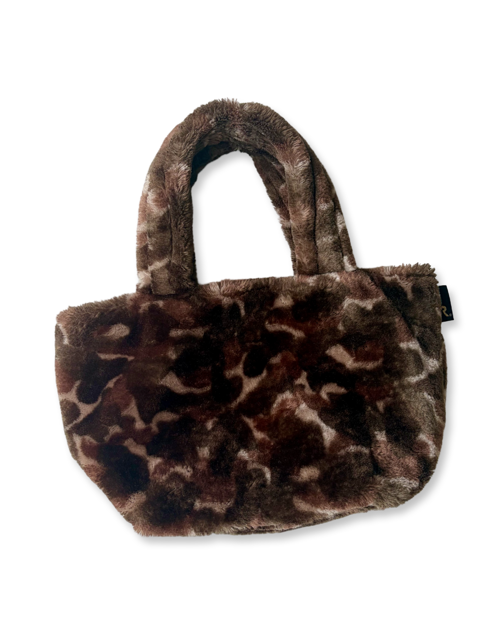Fluffy Animal Print Handbag