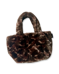 Fluffy Animal Print Handbag