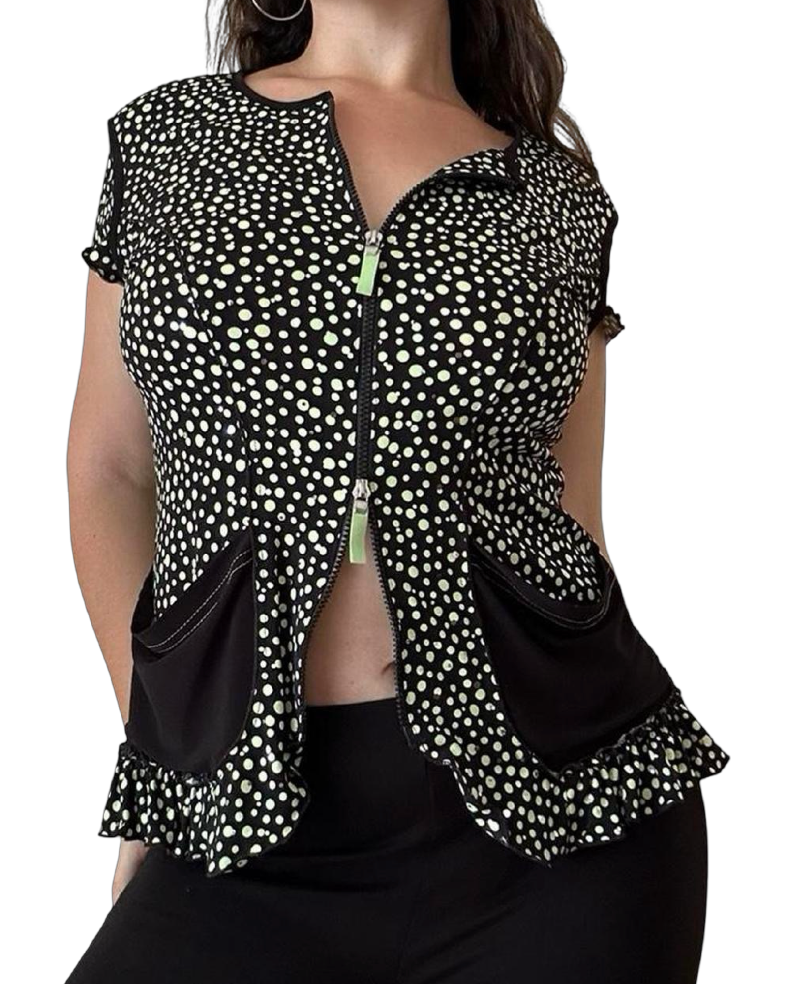 Joseph Ribkoff Double Zip Top ✮ Size 10