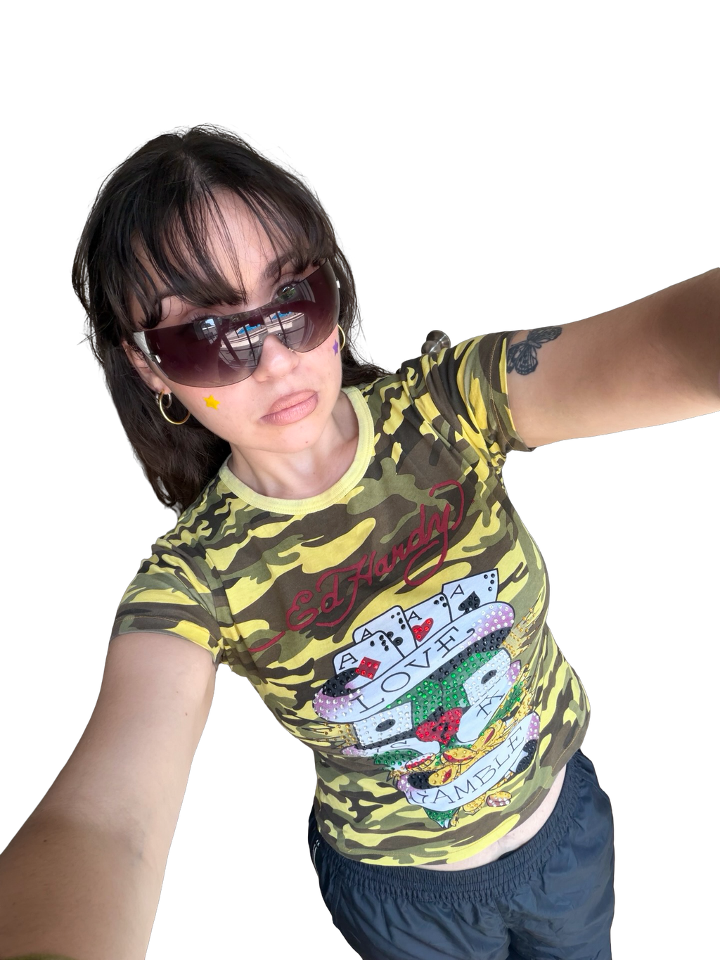 Ed Hardy Camo Tee ✮ Size S/M*