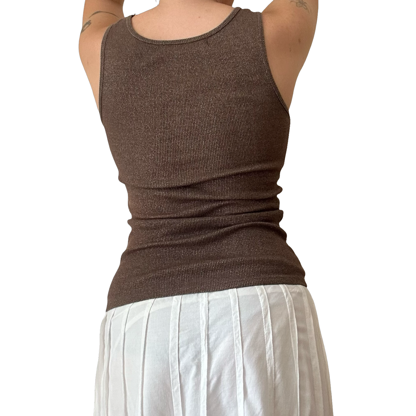 Bronze Glitter Tank Top ✮ Size M