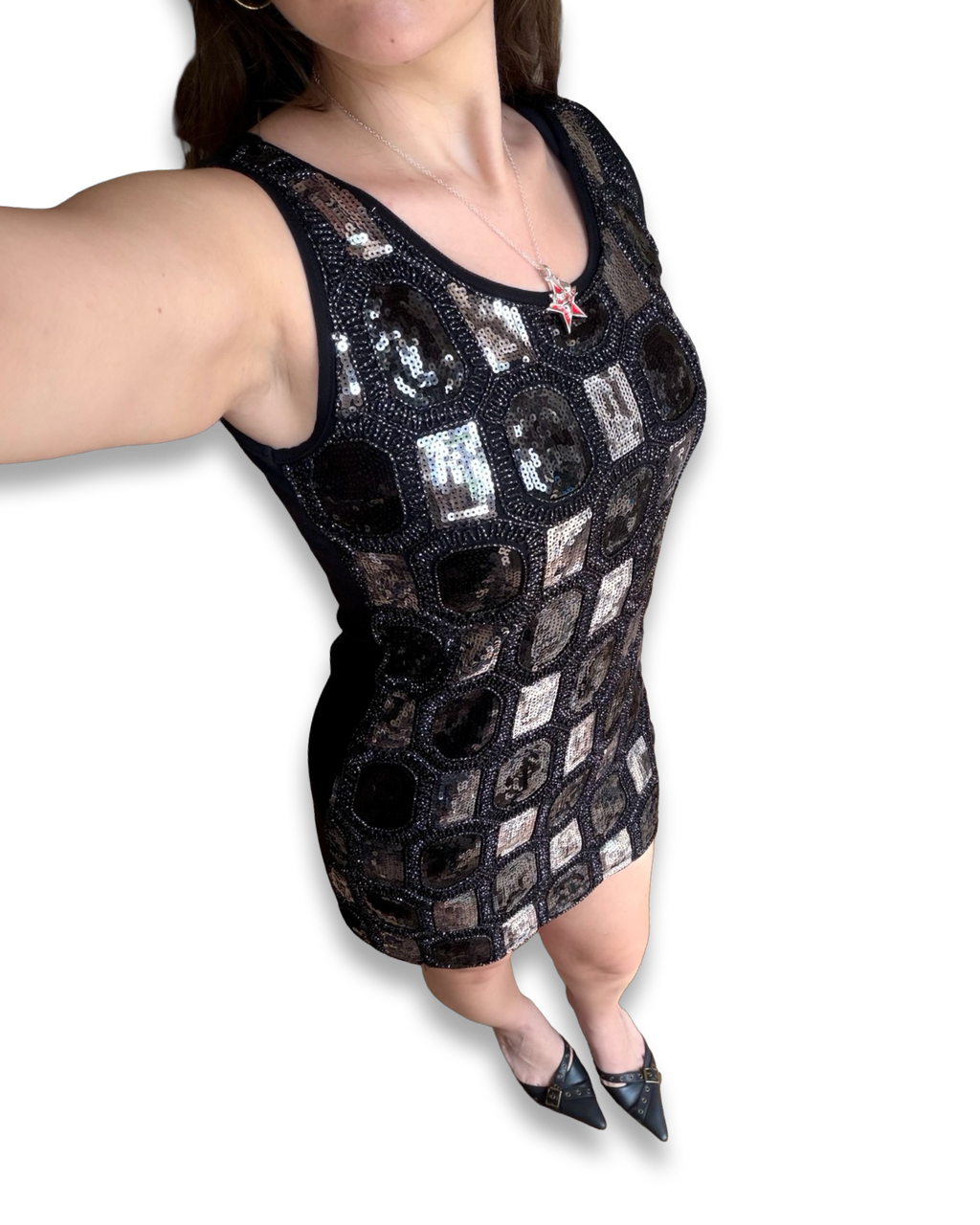 Sequin Mini Dress ✮ Size S