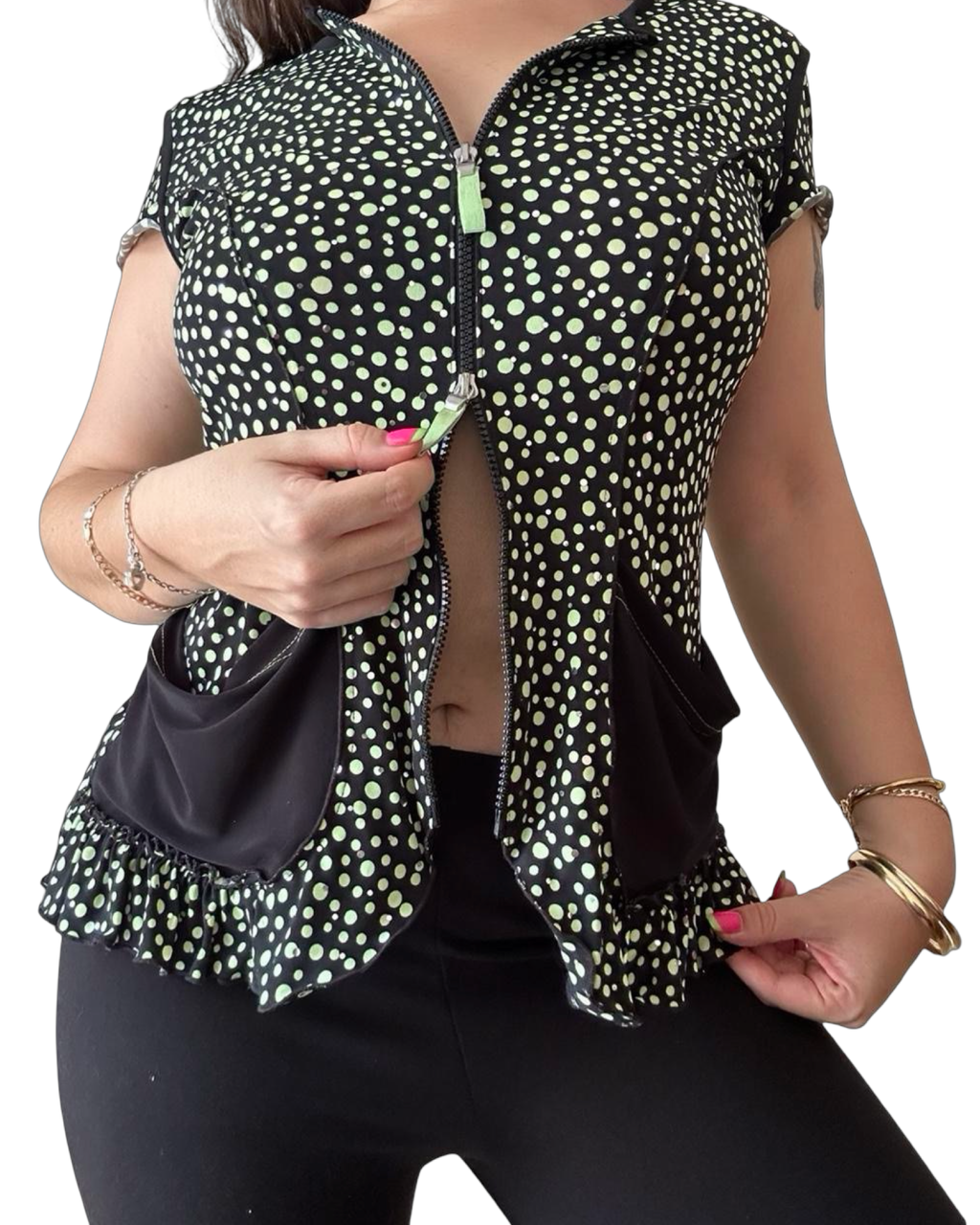 Joseph Ribkoff Double Zip Top ✮ Size 10