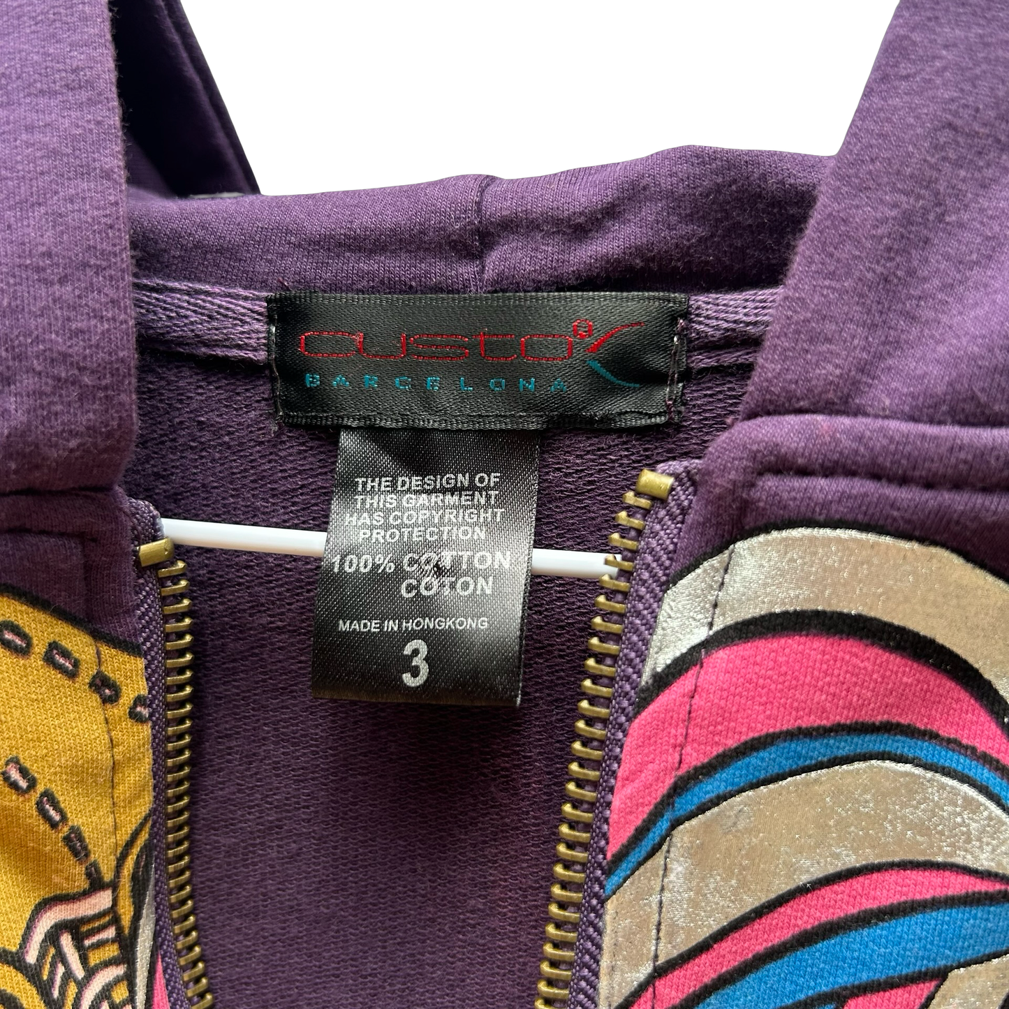 RARE Custo Barcelona Graphic Hoodie  ✮ Size 3