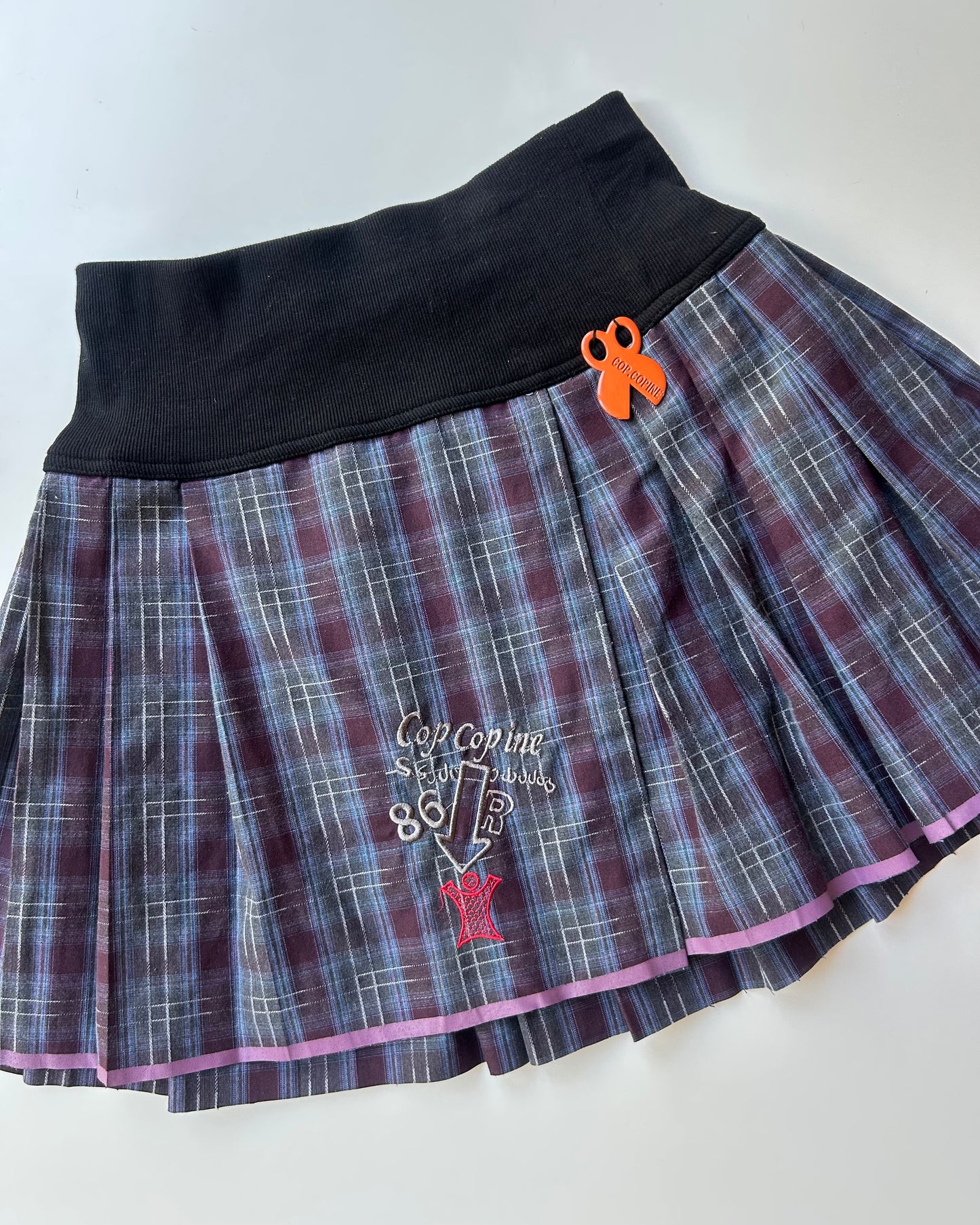 Cop Copine Plaid Pleated Skirt ✮ Size 10-12