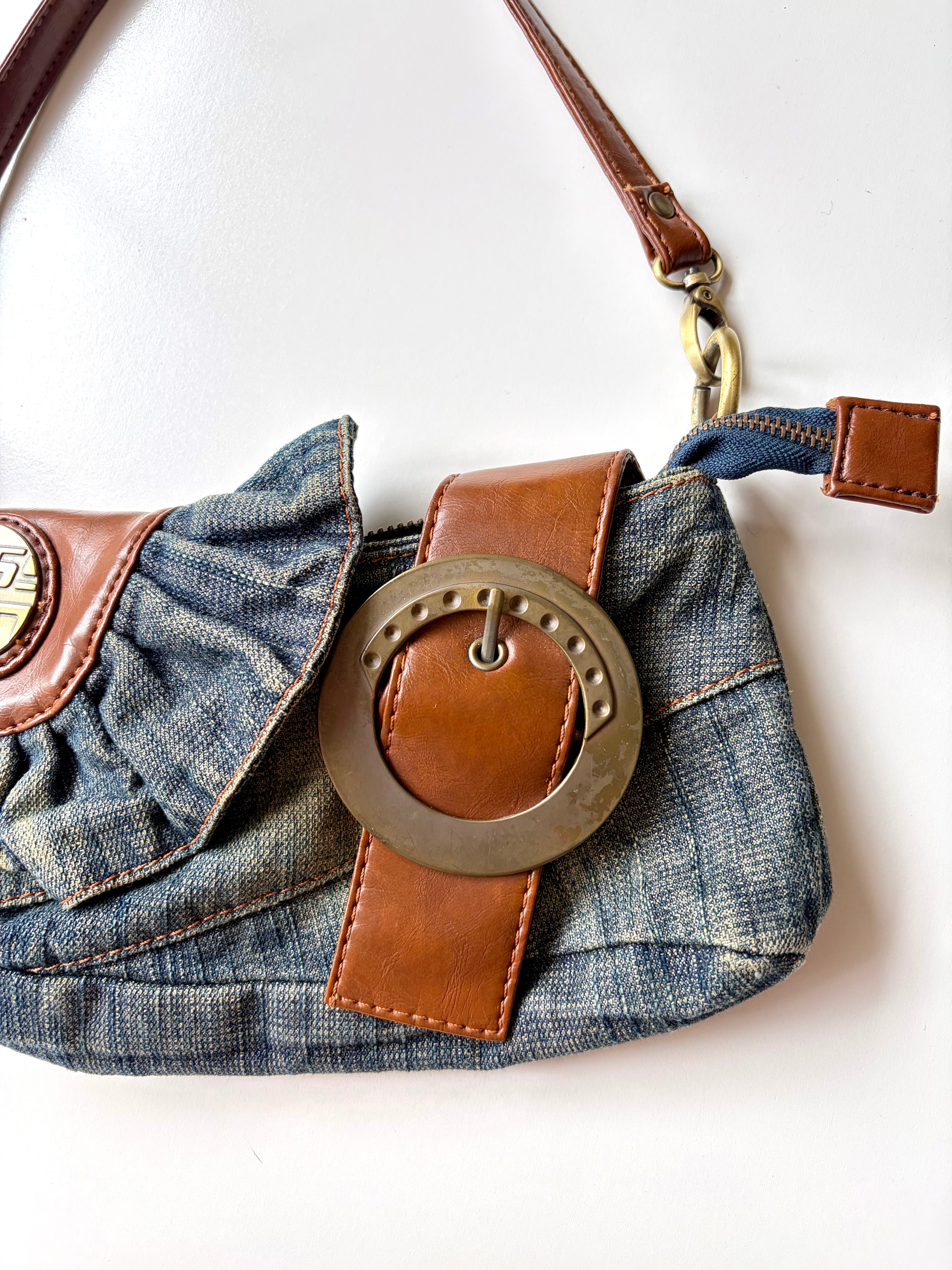 RARE 2000s Miss Sixty Denim Handbag