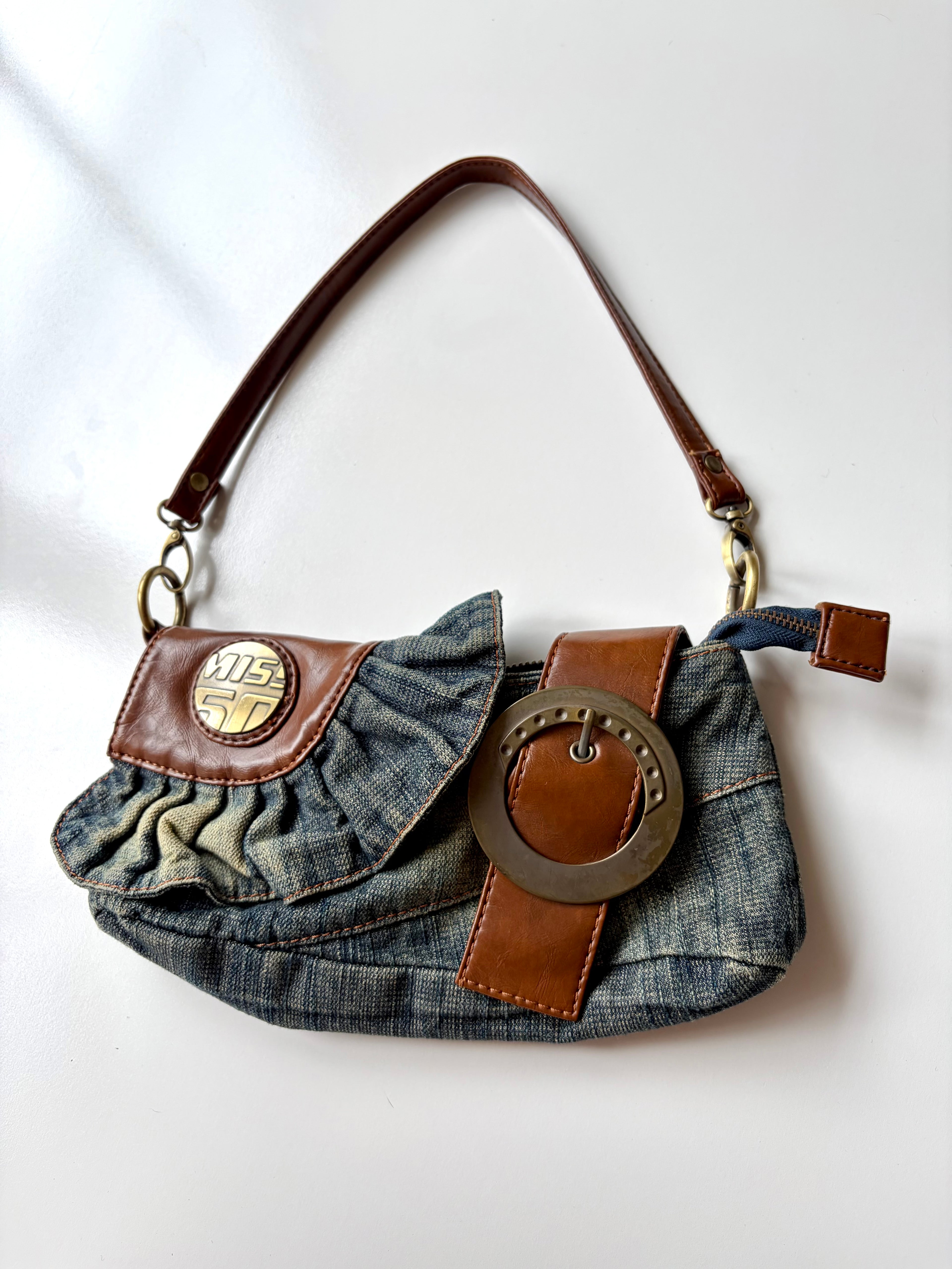 RARE 2000s Miss Sixty Denim Handbag