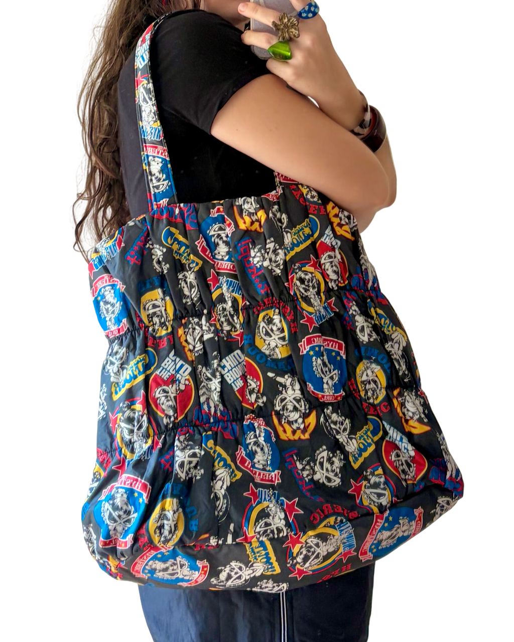 Hysteric Mini Quilted Puffer Tote Bag