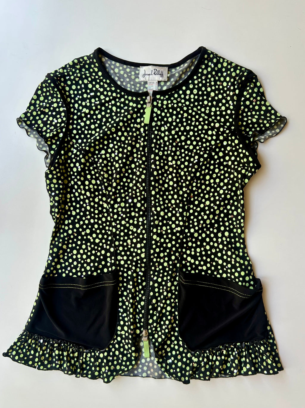 Joseph Ribkoff Double Zip Top ✮ Size 10